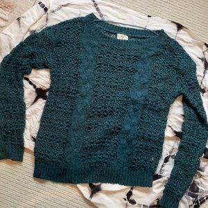 Green knit sweater from urban outfitters